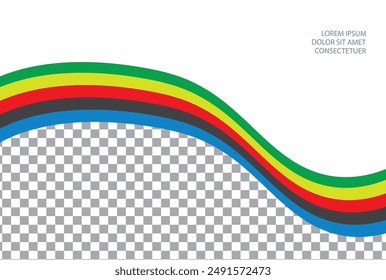 Rainbow color background. Vector graphics.