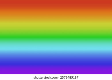 Rainbow color blurred lines gradient background, copy space, banner and wallpaper Abstract multicolor vector illustration.