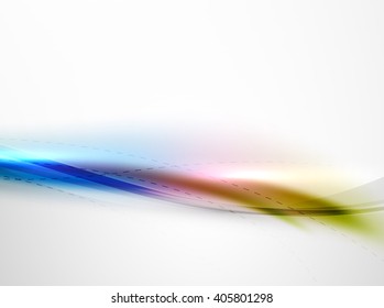Color arcoiris seda brillante ola elegante. Fondo abstracto vectorial