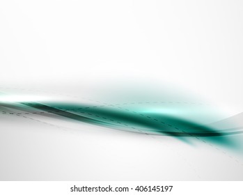 Rainbow color glossy silk elegant wave. Vector abstract background