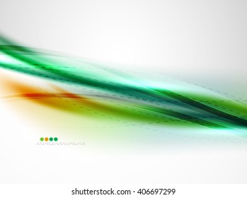 Color arcoiris seda brillante ola elegante. Fondo abstracto vectorial
