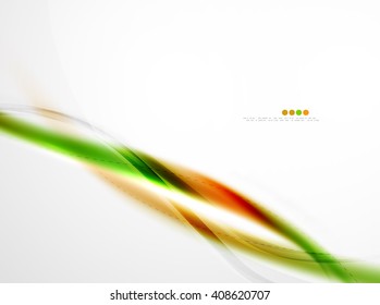 Color arcoiris seda brillante ola elegante. Fondo abstracto vectorial