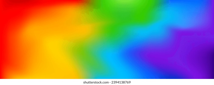 Rainbow color gradient background. Smooth and blurry colorful gradient mesh background bright rainbow colors.