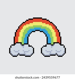 rainbow color icon pixel art