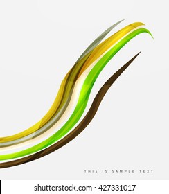 Regenbogenfarben auf Weiß. Identitätswellenelement. Darstellungskonzept für Vektorgrafiken