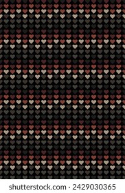 Rainbow color seamless pattern. Design for sweater, scarf, comforter or clothes texture. Vector illustration