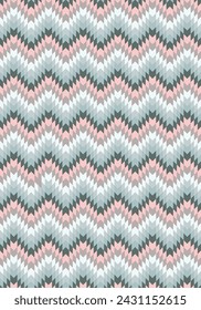 Rainbow color seamless pattern. Design for sweater, scarf, comforter or clothes texture. Vector illustration