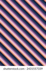 Rainbow color seamless pattern. Design for sweater, scarf, comforter or clothes texture. Vector illustration