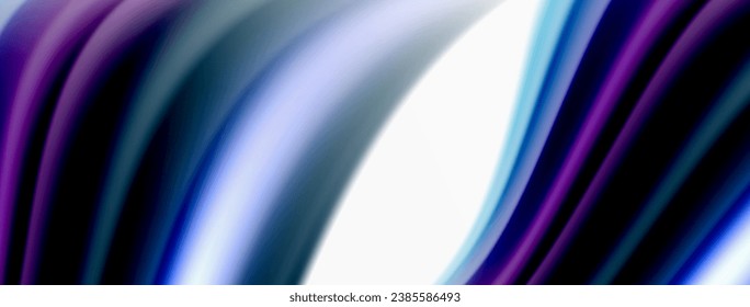 Rainbow color silk blurred wavy line background on white, luxuriously vibrant visually captivating backdrop. Stunning blend of colors reminiscent of rainbow, silky and gracefully blurred wavy pattern