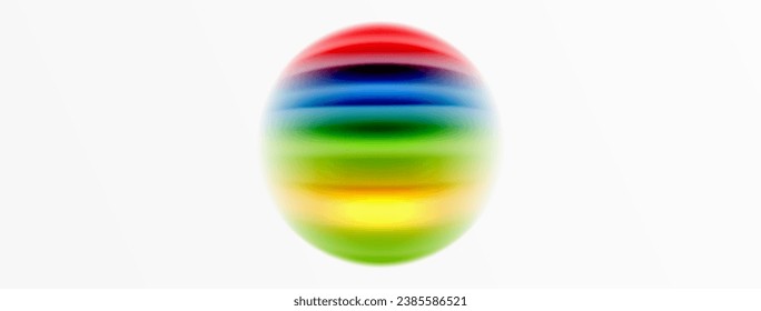 Rainbow color silk blurred wavy line background on white, luxuriously vibrant visually captivating backdrop. Stunning blend of colors reminiscent of rainbow, silky and gracefully blurred wavy pattern