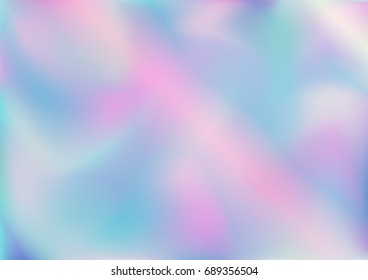 rainbow color smoke flowing inside circle on vaporwave light color for background