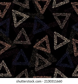 Rainbow color triangle seamless pattern (vector eps 10) Fun bright geo pop art all over print Wallpapers for boys and girls