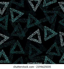 Rainbow color triangle seamless pattern (vector eps 10) Bold psychedelic neon artistic background pattern. Wallpapers for boys and girls