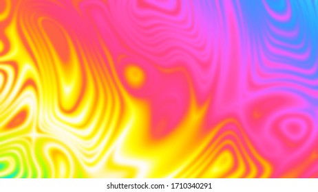 Rainbow color twisted pattern. Abstract background with beautiful gradient. Fashion multicolor illustration, beautiful curled trendy romantic wallpaper. Not trace, include mesh gradient. Vector EPS10