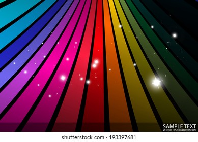 Rainbow color vector background illustration - Vector rainbow color background illustration