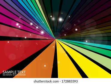Rainbow color vector background  shiny design template - Abstract background in rainbow colors