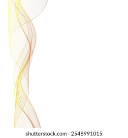 Rainbow color vector curve. abstract wave. Eps 10