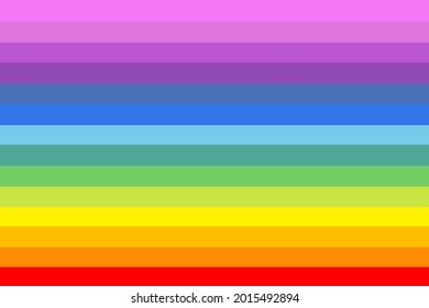 Color del arco iris fondo de rayas de línea vectorial
