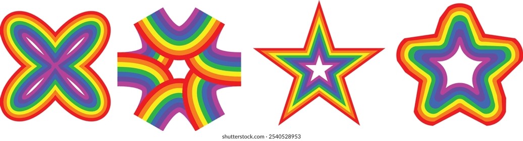  Plantilla de fondo de la onda del color del arco iris. eps10