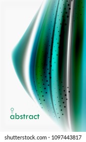 Rainbow color waves, vector blurred abstract background. Vector artistic illustration for presentation, app wallpaper, banner or poster