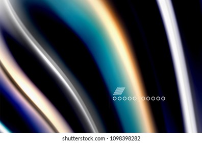 Rainbow color waves, vector blurred abstract background. Vector artistic illustration for presentation, app wallpaper, banner or poster