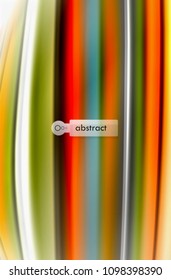 Rainbow color waves, vector blurred abstract background. Vector artistic illustration for presentation, app wallpaper, banner or poster