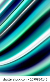 Rainbow color waves, vector blurred abstract background. Vector artistic illustration for presentation, app wallpaper, banner or poster