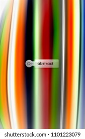 Rainbow color waves, vector blurred abstract background. Vector artistic illustration for presentation, app wallpaper, banner or poster