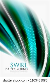 Rainbow color waves, vector blurred abstract background. Vector artistic illustration for presentation, app wallpaper, banner or poster