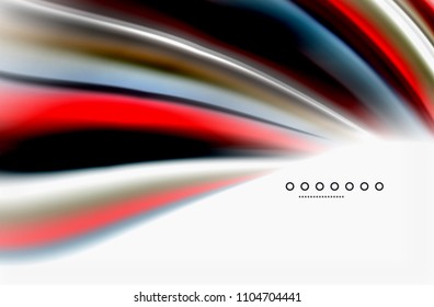 Rainbow-Farbwellen, Vektorunscharfer abstrakter Hintergrund. Vektorgrafik zur Präsentation, App-Bildschirmhintergrund, Banner oder Poster