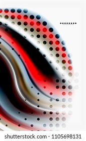 Rainbow color waves, vector blurred abstract background. Vector artistic illustration for presentation, app wallpaper, banner or poster