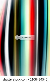 Rainbow color waves, vector blurred abstract background. Vector artistic illustration for presentation, app wallpaper, banner or poster