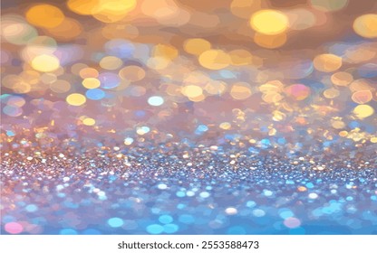 Rainbow colored abstract background with soft light stars dreamy concept illustration .