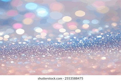 Rainbow colored abstract background with soft light stars dreamy concept illustration .