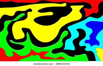 
rainbow colored abstract line background, vector background for wallpaper