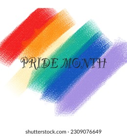 Rainbow colored background for billboards, websites or promoting Pride month events.