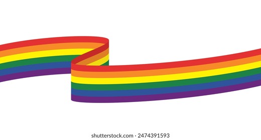 Rainbow colored background. LGBTQI, pride month concept.