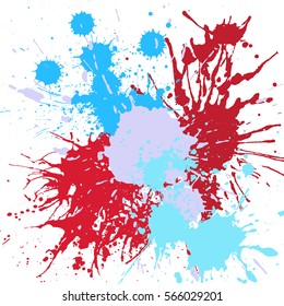 Rainbow colored blot background,vector illustration