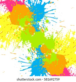 Rainbow colored blot background,vector illustration