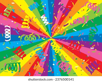 Fondo de ilustración halo de color arcoiris