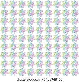 Rainbow colored squares in a pattern making modern beautiful seamless design in white background, vector illustration for wall paper, wrapping paper, fabric, back drop, book covers, 