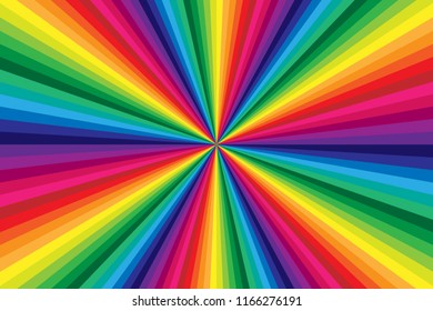 Rainbow Colored Stripe Twisting Background