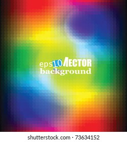 Rainbow colored vector background