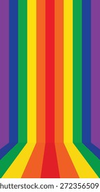  Fundo Vertical Cor Arco-Íris. Conceito de mês do orgulho LGBTQ.