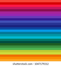 Rainbow Colored Wallpaper Vector Template Design