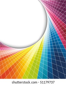 Rainbow colorful background with optical effect.Vector illustration