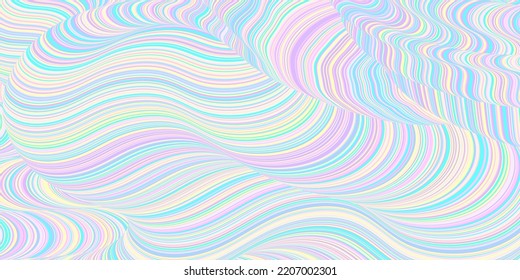 Rainbow colorful background. Stripes flow wave. Fluid abstract design. Liquid color.