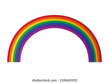 Rainbow colorful cartoon