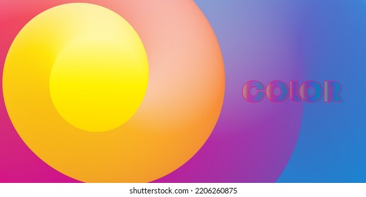 Rainbow colorful gradient. Fluid background. Dynamic 3d flow wave. Fluid abstract design. Liquid color.