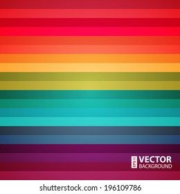 Rainbow colorful stripes abstract background. RGB EPS 10 vector illustration